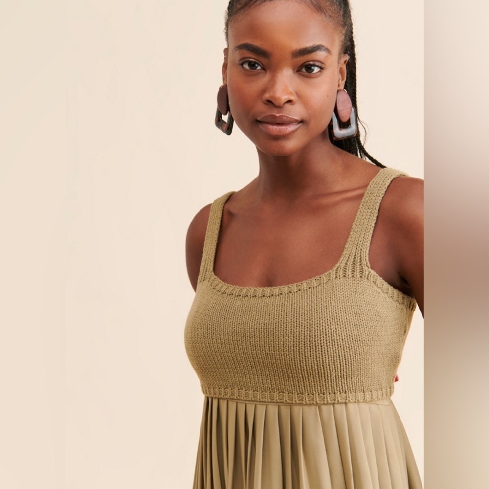 Anthropologie Pleated Maxi Twofer Dress by Mare Mare - Picture 4 of 13